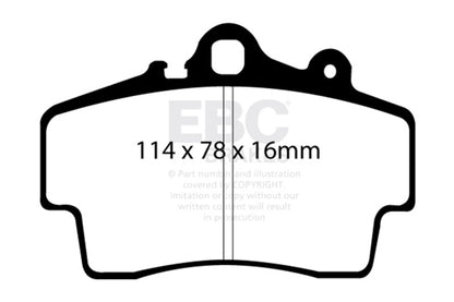 EBC Brakes Greenstuff 2000 Series Sport Pads DP21207 DP21207 Photo - Primary