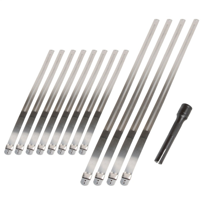 DEI SS Positive Locking Tie and Tool Kit Eight 8in and Four 14in 10219 10219 Photo - Primary
