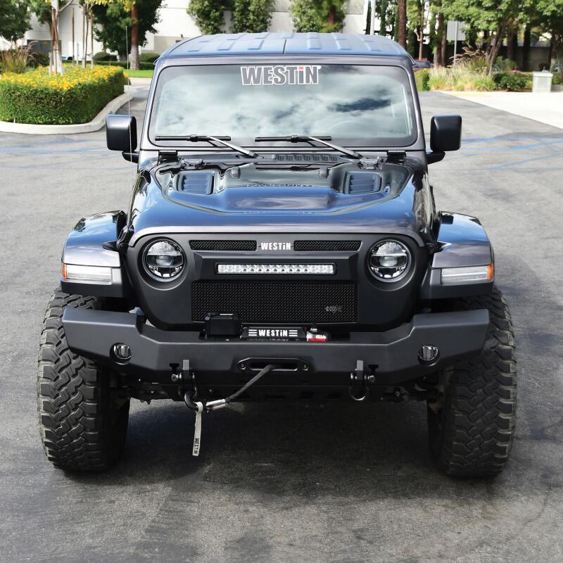 Westin Wj2 Full Width Front Bumper 59-80105 Photo - Mounted
