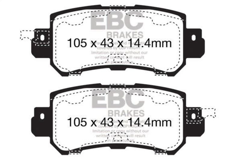 EBC Disc Brake Pad Set DP42135R Photo - Primary
