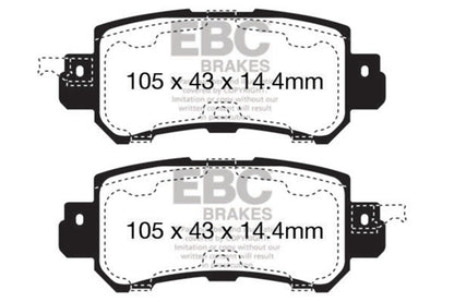 EBC Disc Brake Pad Set DP42135R Photo - Primary