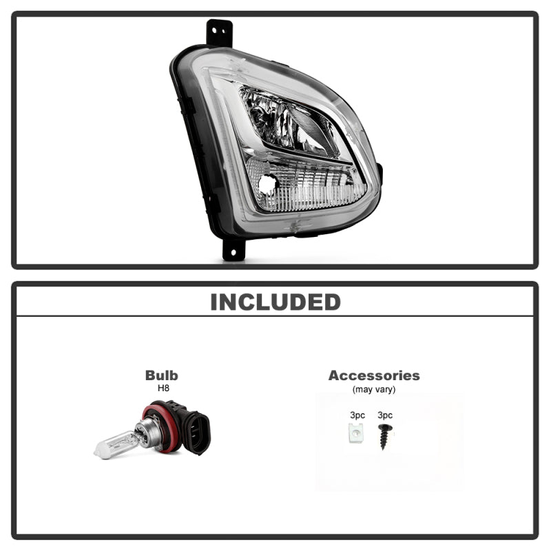 SPYDER OEM Style Fog Light 18-20 Chevy Equinox - Right - Passenger Side (FL-CEQ18-R) 9051005 9051005 User 1