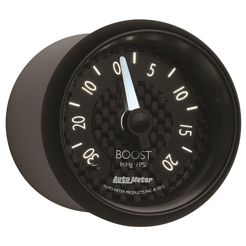 Autometer 2-1/16" Boost/Vacuum,30 IN HG/20 PSI,Mechanical,GT 8001 User 6
