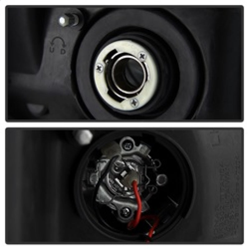 Spyder Nissan Titan 04-14/Armada 04-07 Projector Headlights LED Halo LED Blk PRO-YD-NTI04-HL-BK 5011572 5011572 Photo - Unmounted