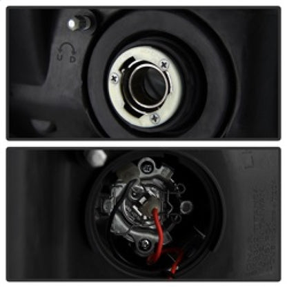 Spyder Nissan Titan 04-14/Armada 04-07 Projector Headlights LED Halo LED Blk PRO-YD-NTI04-HL-BK 5011572 5011572 Photo - Unmounted