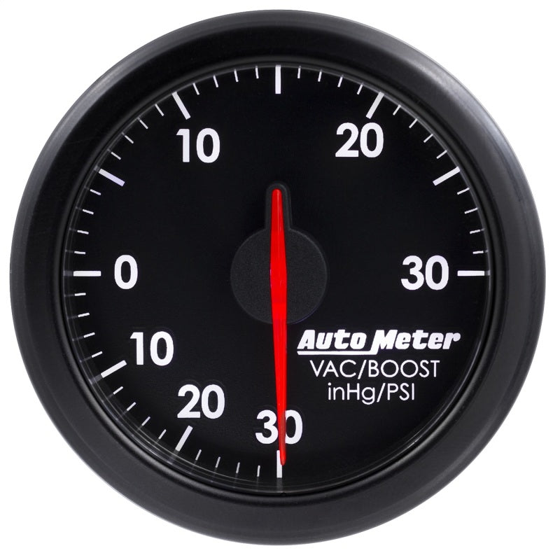 Autometer 2-1/16" Boost/Vac, 30 IN HG/30 Psi, Airdrive, Black 9159-T User 1