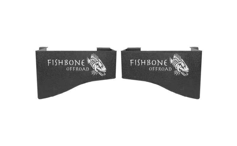 Fishbone Offroad 07-18 Jeep Wrangler JK 4 DR WheelWell Storage Bin - Black Textured Powdercoat Steel FB25081 FB25081 Photo - Primary