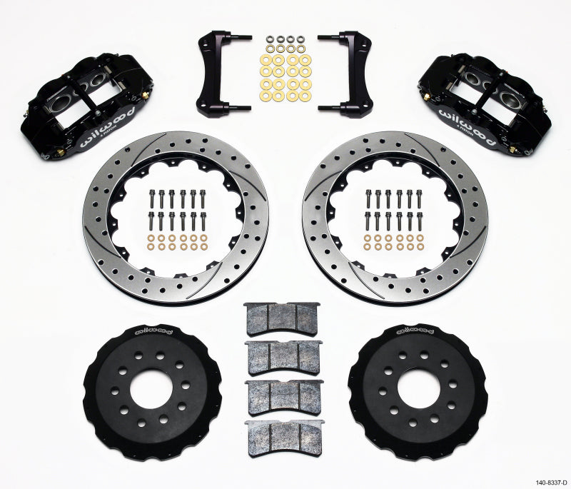Wilwood Narrow Superlite 6R Front Hat Kit 12.88in Drilled 88-93 Corvette C4 140-8337-D 140-8337-D Photo - Primary