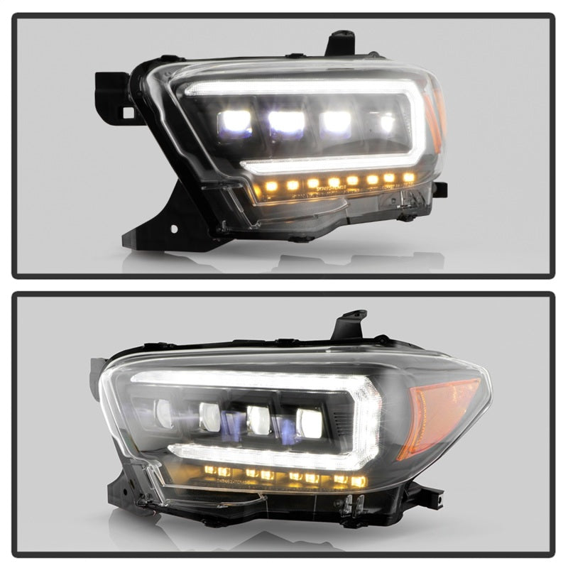 Spyder 16-20 Toyota Tacoma Halogen Model Only High-Power LED Headlights - Black PRO-YD-TT16HALAP-BK 5088376 5088376 Photo - Unmounted