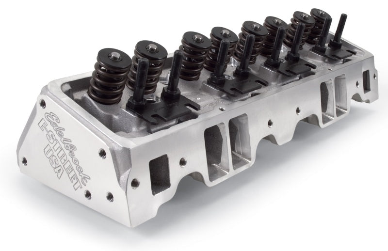 Edelbrock Cylinder Head, E-Street, SB chevrolet 64cc (Complete, Pair) 5089 Photo - Unmounted
