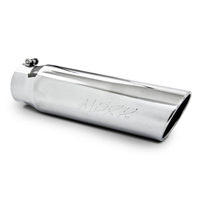 MBRP Universal 5in OD Angled Rolled End 4in Inlet 18in Length T5124 Photo - Primary