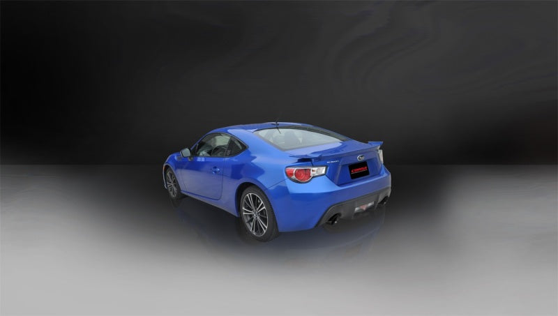 Corsa Performance 12-14 Scion FRS / Subaru BRZ Black Tip Sport Cat-Back Exhaust 14864BLK Photo - Mounted