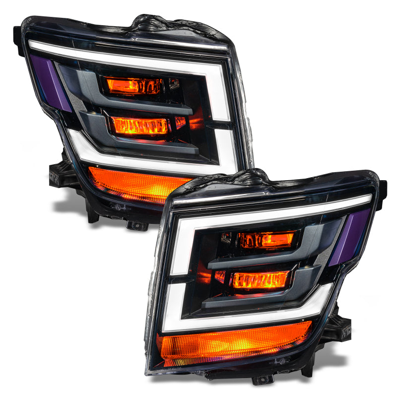 ORACLE Lighting Oracle 21-22 Nissan Titan Demon Eye RGB Headlight Upgrade Kit - ColorSHIFT w/o Controller 1464-334 1464-334 Photo - out of package