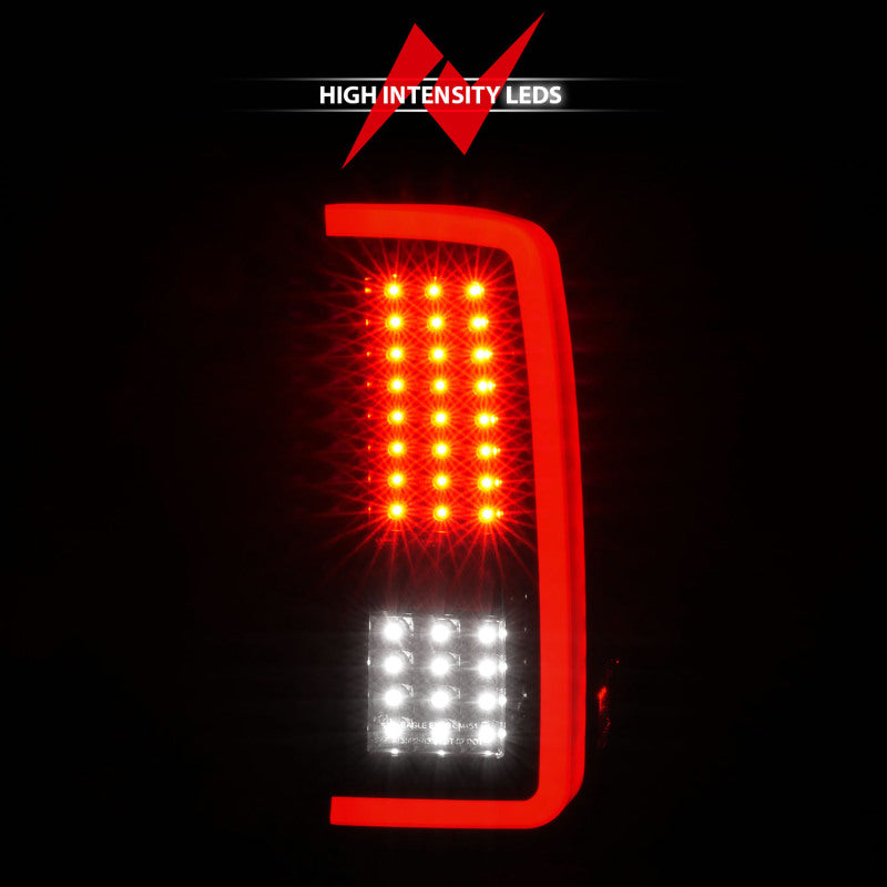 ANZO 2007-2013 Chevrolet Silverado1500/ 2500/ 3500 LED Tail Lights w/ Light Bar Black Housing Smoke 311381 311381 User 5