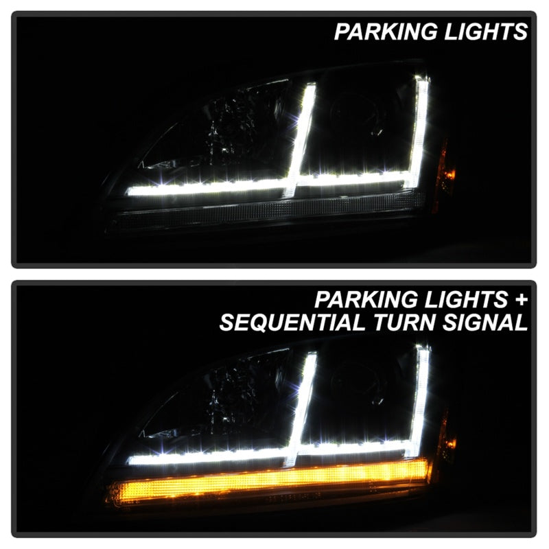Spyder 08-15 Audi TT (HID Model Only) Projector Headlights - Sequential Signal - Black 5086891 5086891 Photo - Unmounted