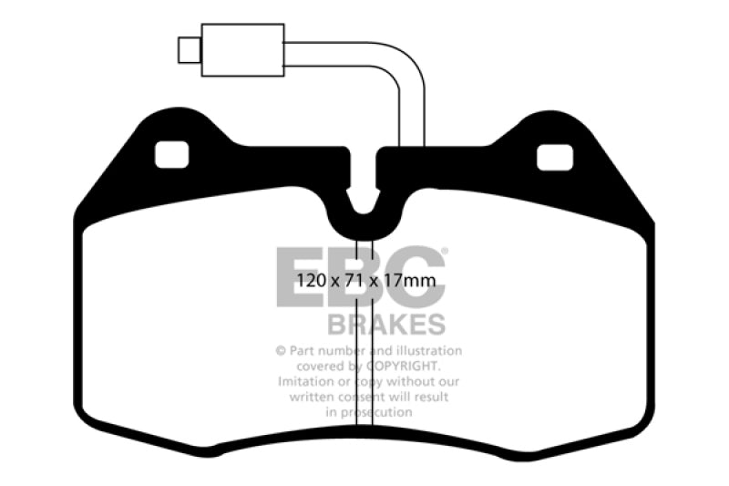 EBC Disc Brake Pad Set DP41032/2R Photo - Primary
