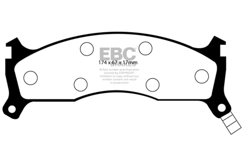 EBC Disc Brake Pad Set DP61073 Photo - Primary