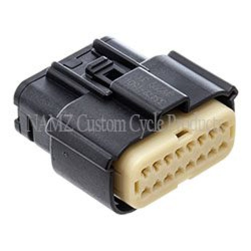 NAMZ 07-23 V-Twin FL Molex MX-150 16-Pos Female Connector Fairing Main Harness - Blk (HD 72166-07BK) NM-33472-1601 NM-33472-1601 Photo - Primary