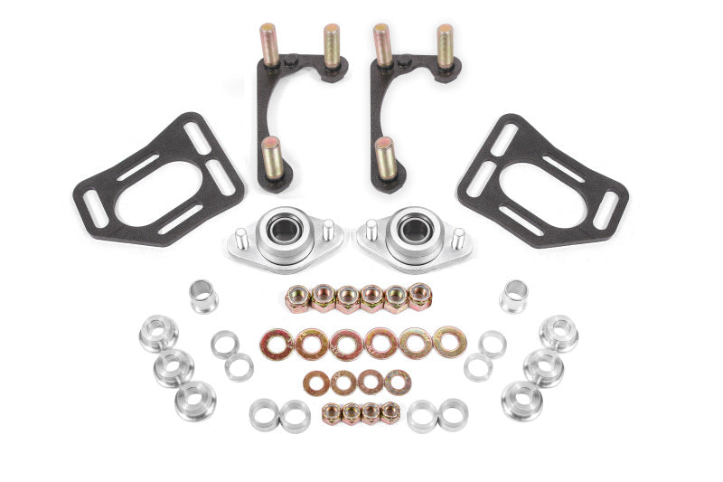 BMR Suspension BMR 90-93 Fox Mustang Caster Camber Plates - Black Hammertone WAK731H WAK731H Photo - Primary