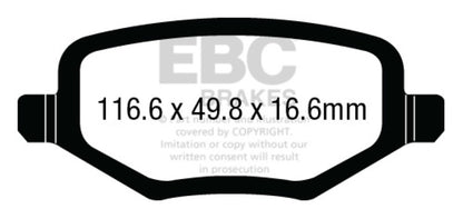 EBC Disc Brake Pad Set DP63020 Photo - Primary