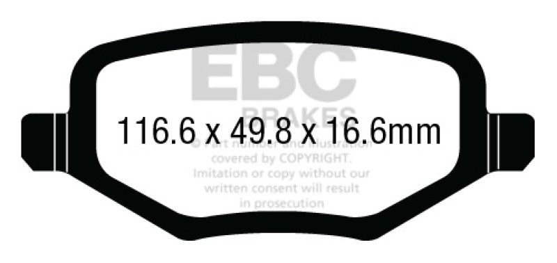 EBC Disc Brake Pad Set DP43020R Photo - Primary