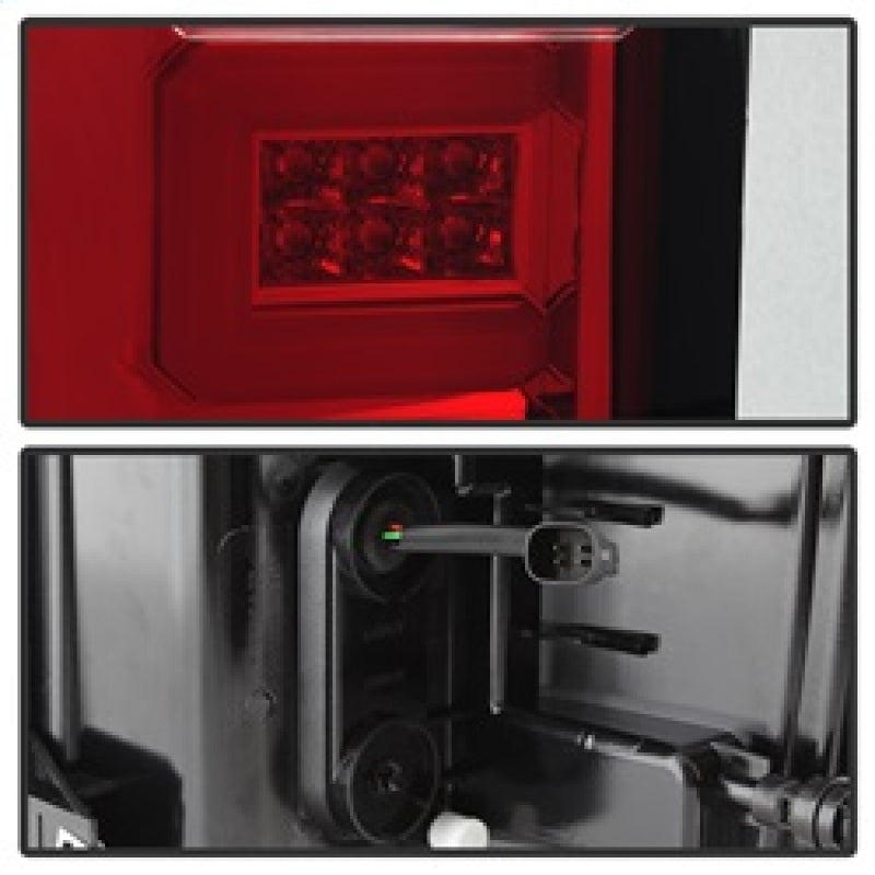Spyder Chevy Silverado 2016-2017 Light Bar LED Tail Lights - Red Clear ALT-YD-CS16-LED-RC 5083753 5083753 Photo - Unmounted