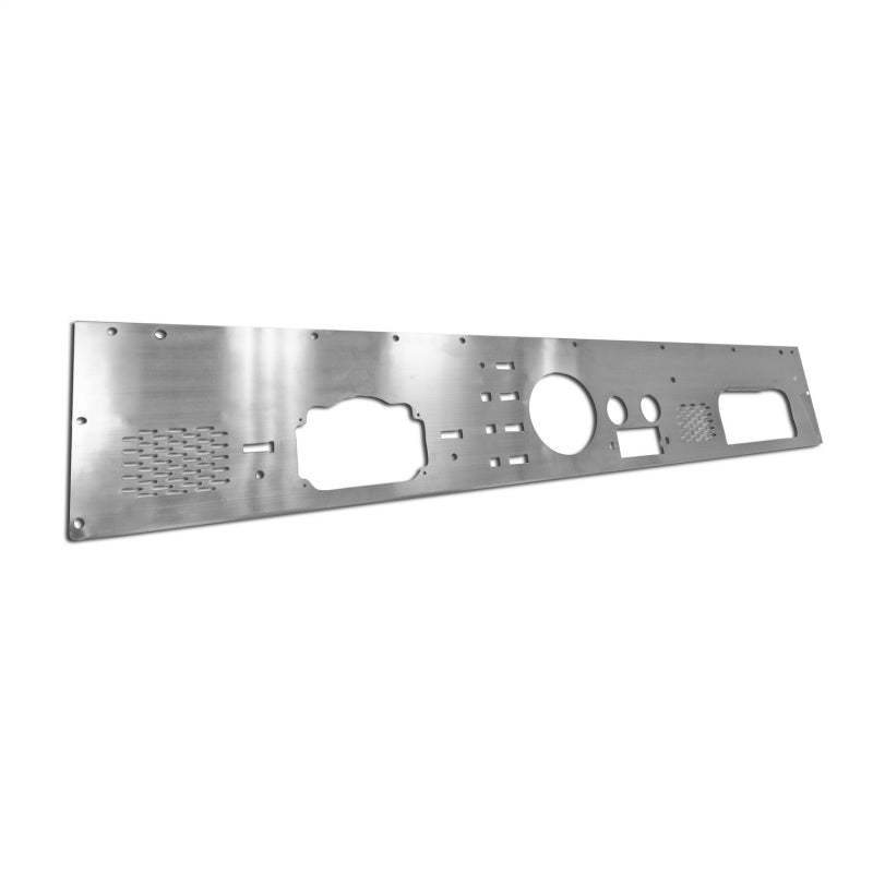 Rugged Ridge Dash Panel,Pre-Cut Holes,Stainless Steel;76-86 Jeep CJ 11144.12 Photo - Primary