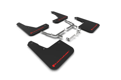 Rally Armor 19-22 Ford Focus ST MK4 (Hatch) Black UR Mud Flap w/ Red Logo MF77-UR-BLK/RD MF77-UR-BLK/RD Photo - Primary