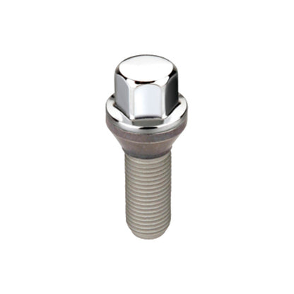 McGard Hex Lug Bolt (Cone Seat) M12X1.25 / 17mm Hex / 25.6mm Shank Length (Box of 50) - Chrome 69761 69761 Photo - Primary