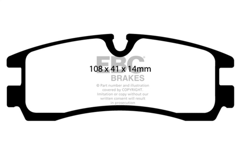 EBC Disc Brake Pad Set DP31621/2C Photo - Primary