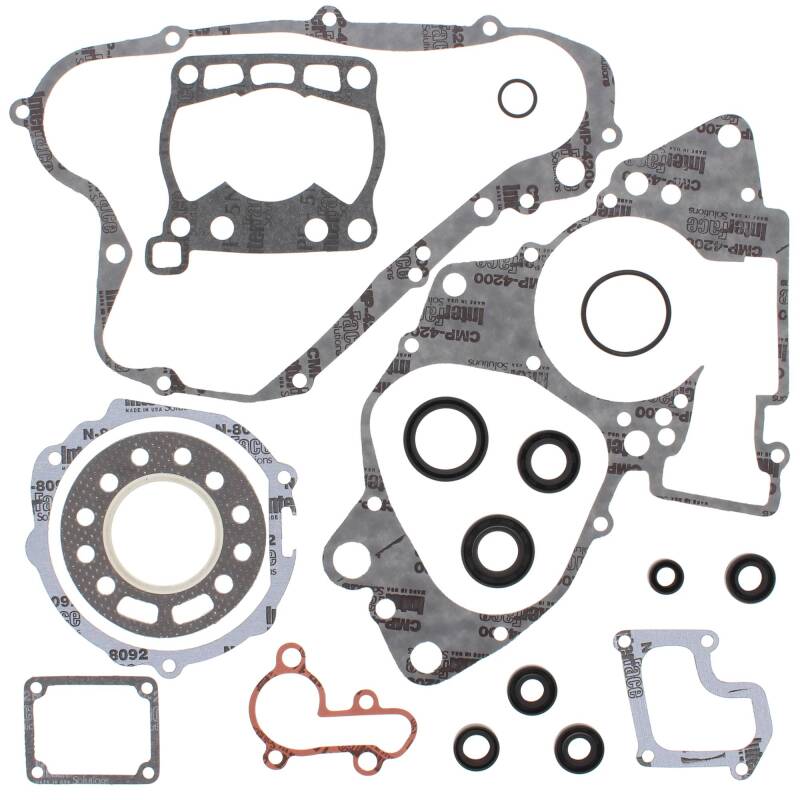 Vertex Pistons Vertex Gaskets 1989 Suzuki RM80 Complete Gasket Kit w/ Oil Seals 811502 811502 Photo - Primary