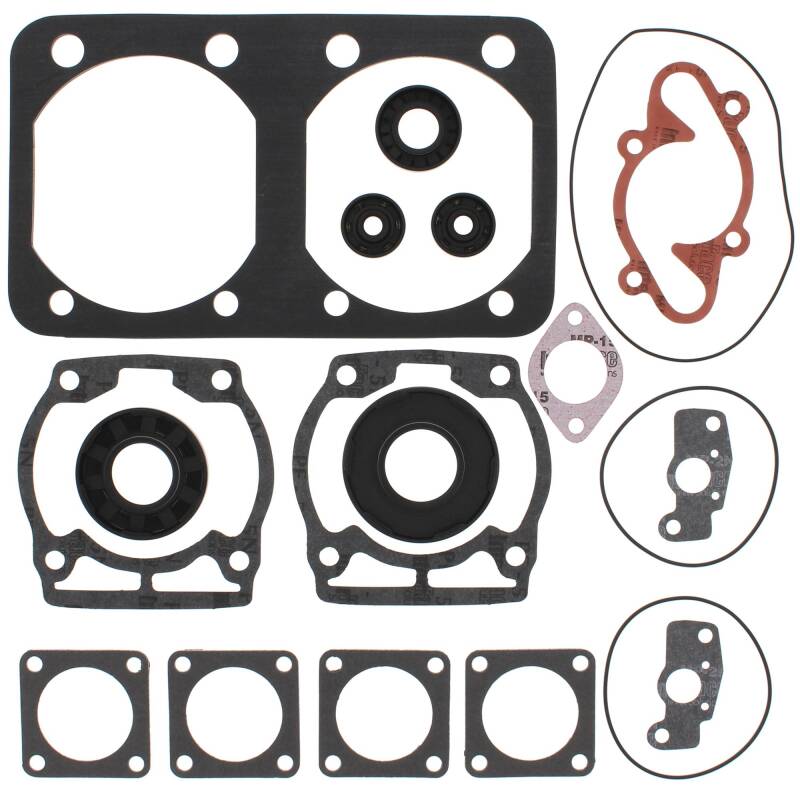 Vertex Pistons Vertex Gaskets 1989 Ski-Doo Formula Mach 1 Complete Gasket Kit w/ Oil Seals 711178 711178 Photo - Primary