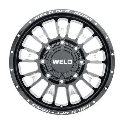 Weld Off-Road W121 20X8.25 Scorch Front 8X200 ET108 BS8.90 Gloss Black MIL 142.2 W12108292890 W12108292890 Photo - Primary