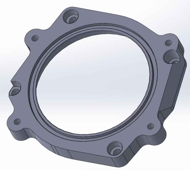 VMP Performance GT350 87mm Throttle Body Adapter Plate To Predator Supercharger VMP-INA048 VMP-INA048 User 1