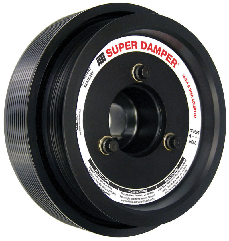 ATI Damper - 7.81in - Alum - 6/10 Grv - Ford GT 500 - 5.4 / 5.8 - 07-14 - 10 Percent OD Size ATI918049 ATI918049 User 1