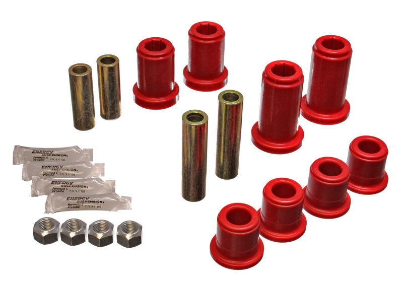Energy Suspension Control Arm Bushing Set Red Chevrolet Silverado 2500 HD All 2001-2004 3.3185R Photo - Primary