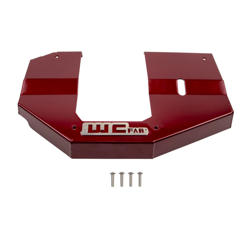 Wehrli 13-22 Dodge Cummins 6.7L Fabricated Aluminum Engine Cover - WCFab Red WCF100730-RED