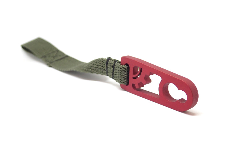 BuiltRight Industries 09-20 Ford F-150/Raptor (09-14 SuperCrew Only) Rear Seat Release - Olive Strap 100115 100115 Photo - Primary