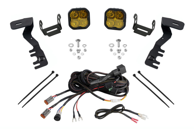 Diode Dynamics 2024+ Toyota Tacoma SS3 LED Ditch Light Kit- Sport Yellow Combo DD7939 DD7939 Photo - Primary