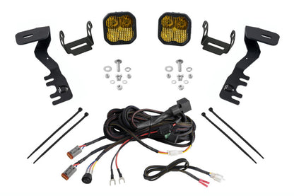 Diode Dynamics 2024+ Toyota Tacoma SS3 LED Ditch Light Kit- Sport Yellow Combo DD7939 DD7939 Photo - Primary