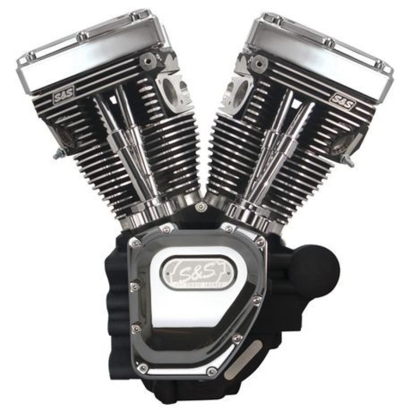 S&S Cycle 07-16 Touring Models T111 T-Series Long Block Engine - Wrinkle Black 310-0402A 310-0402A User 1