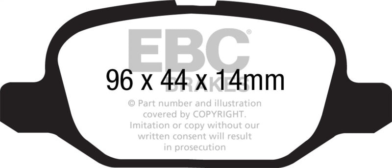 EBC Disc Brake Pad Set DP41880R Photo - Primary