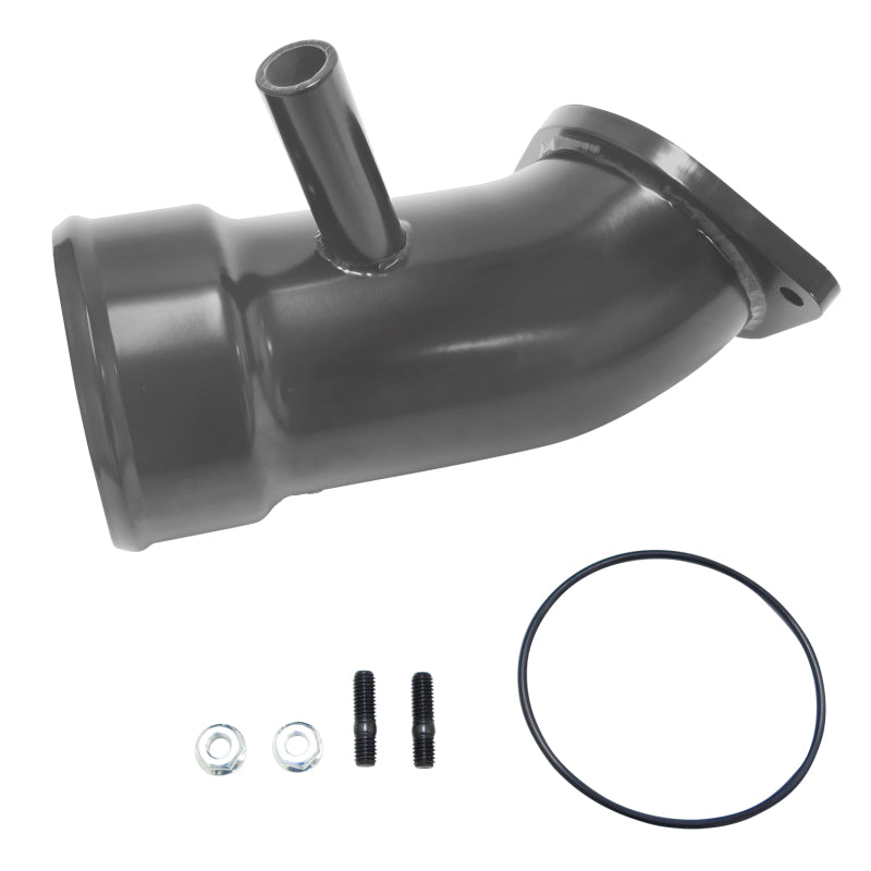 Wehrli 17-19 Chevrolet 6.6L L5P Duramax 3.5in Intake Horn w/PCV Port - Gloss White WCF100721-GW WCF100721-GW Photo - Primary