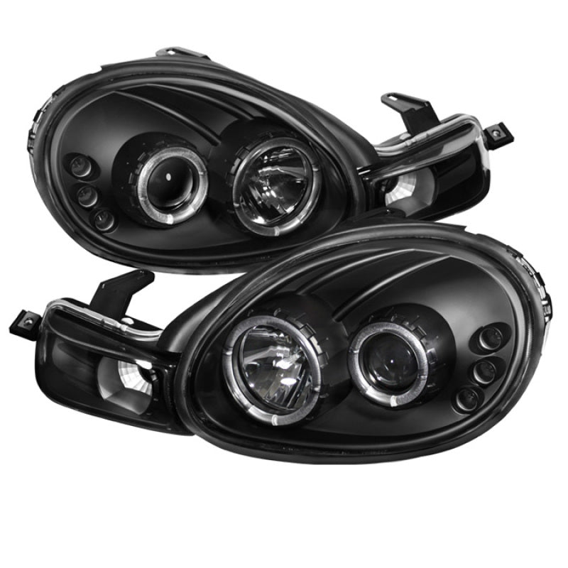 Spyder Dodge Neon 00-02 Projector Headlights LED Halo LED Black High H1 Low H1 PRO-YD-DN00-HL-BK 5009906 5009906 Photo - Primary