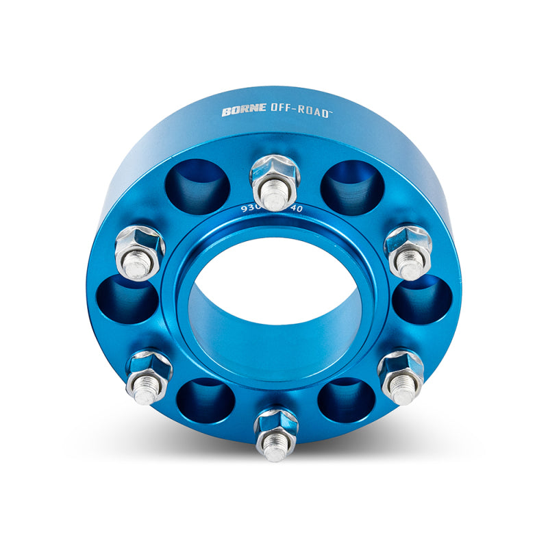 Borne Off-Road Wheel Spacers - 6x139.7 - 93.1 - 50mm - M12 - Blue BNWS-001-500BL BNWS-001-500BL Photo - Primary