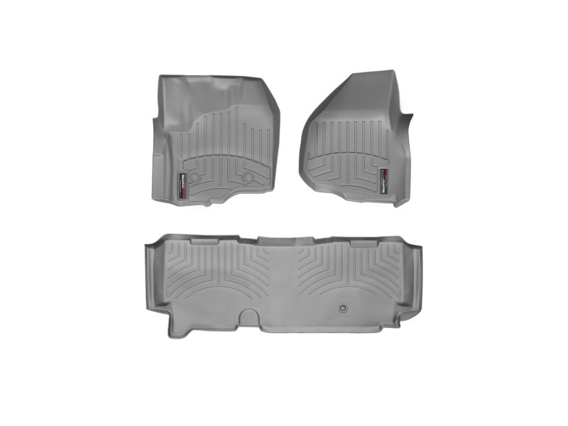 WeatherTech WT FloorLiner - Rear - Grey Floor Mats Floor Mats - Rubber main image