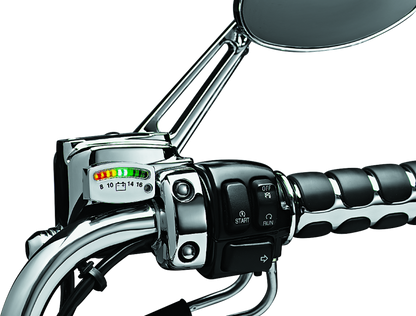 Kuryakyn Led Battery Gauge Chrm 4219 4219 User 1