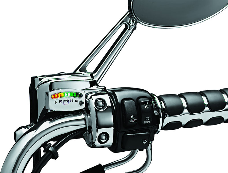 Kuryakyn Led Battery Gauge Chrm 4219 4219 User 1