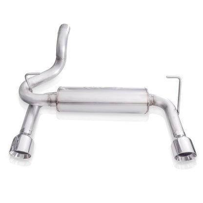 Stainless Works 2018+ Jeep Wrangler JL 304SS Factory Connect 2.5in Axle Back Exhaust System JPJLAB JPJLAB Photo - Unmounted