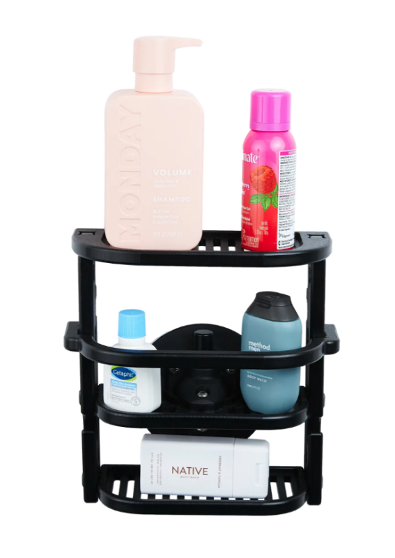 SeaSucker Shower Caddy - Black SM8100B SM8100B User 1